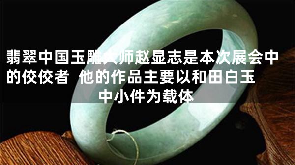 翡翠中国玉雕大师赵显志是本次展会中的佼佼者  他的作品主要以和田白玉中小件为载体