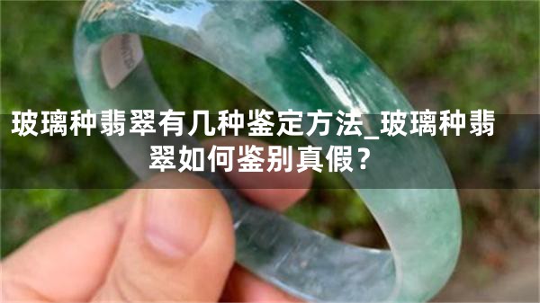 玻璃种翡翠有几种鉴定方法_玻璃种翡翠如何鉴别真假？