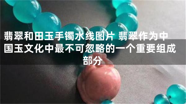 翡翠和田玉手镯水线图片 翡翠作为中国玉文化中最不可忽略的一个重要组成部分